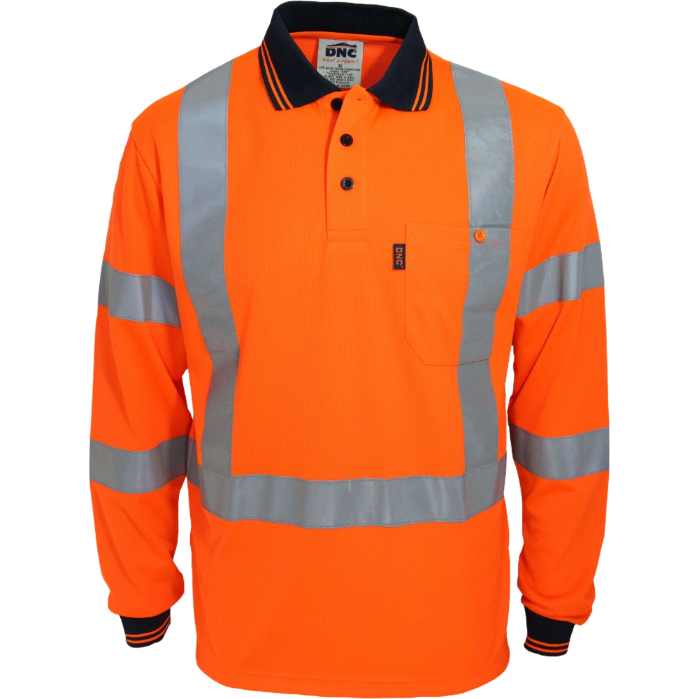 DNC Hi Vis X Back Bio Motion Polo 3710
