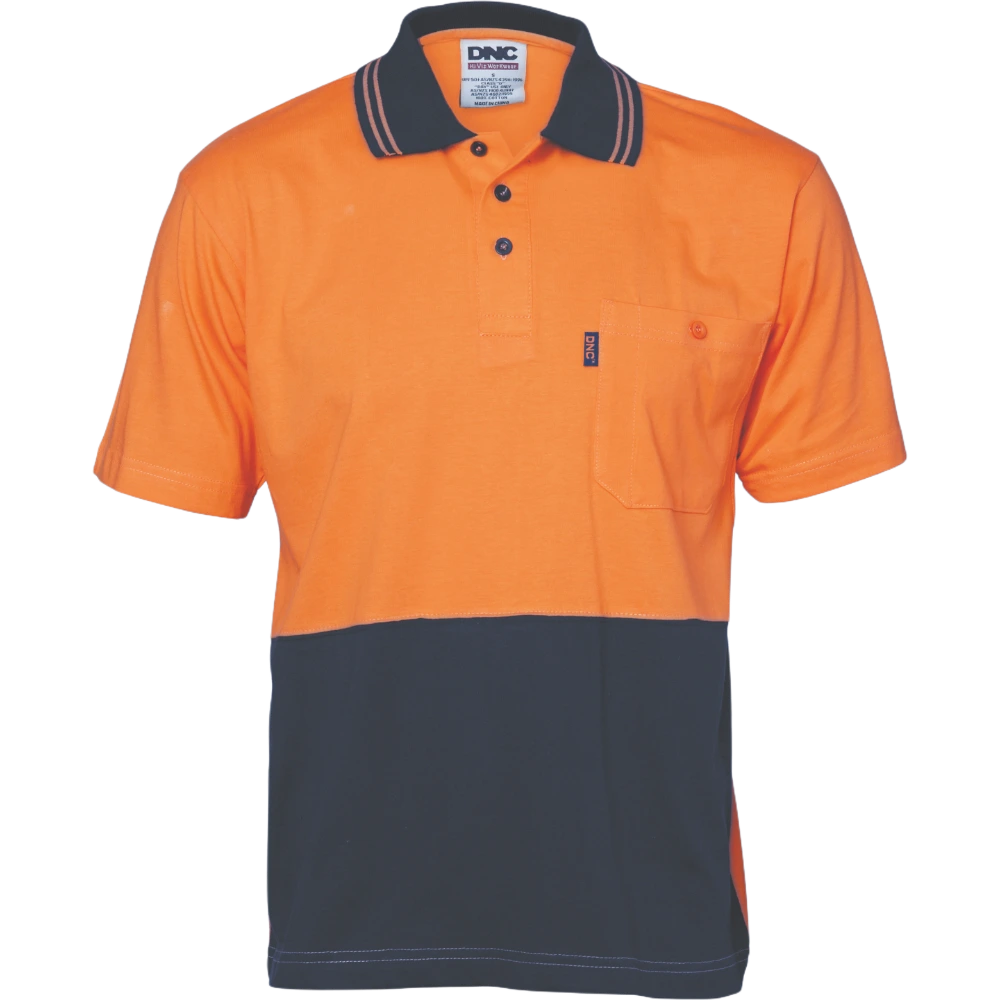 HiVis Cool-Breeze Cotton Jersey Polo 3845