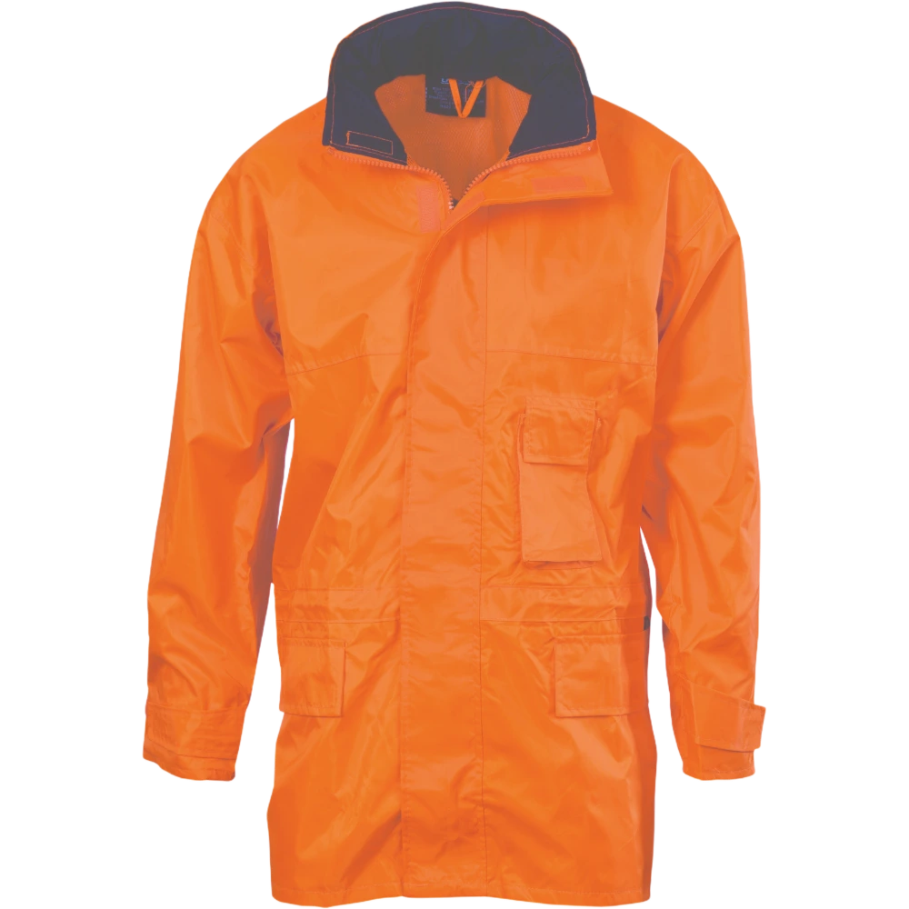 DNC HiVis Breathable Rain Jacket 3873