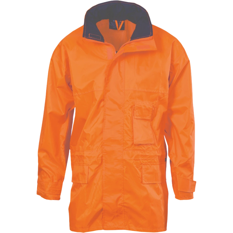 DNC HiVis Breathable Rain Jacket 3873