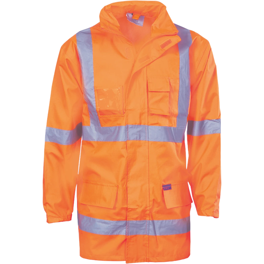 DNC HiVis Cross Back D/N 2 in 1 Rain Jacket 3995