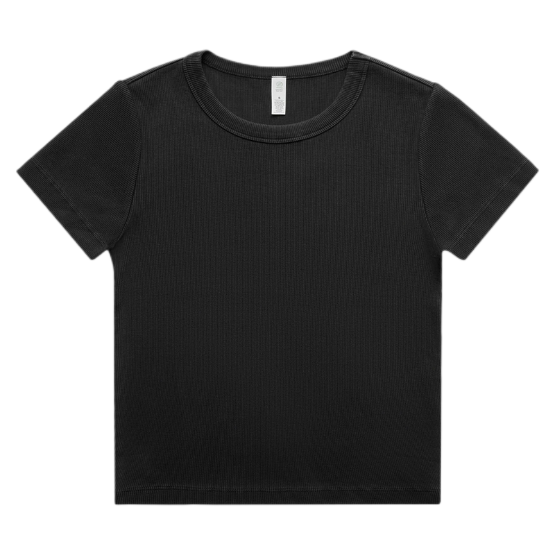 AS Colour Womens Faded Organic Rib Tee 4036