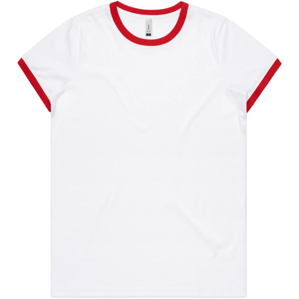 AS Colour Womens Maple Ringer Tee 4053