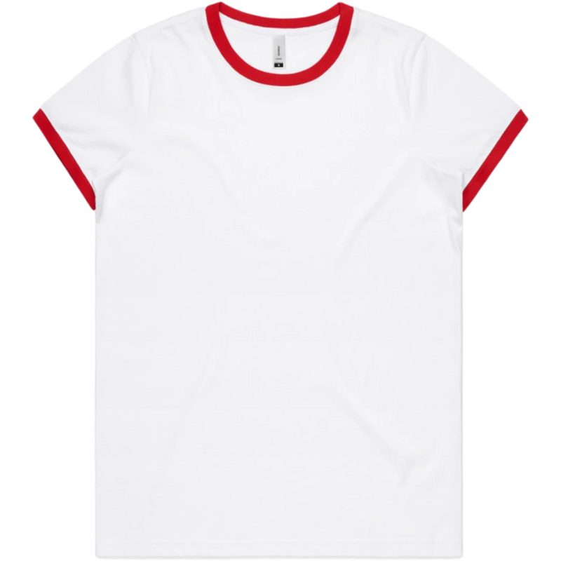 AS Colour Womens Maple Ringer Tee 4053