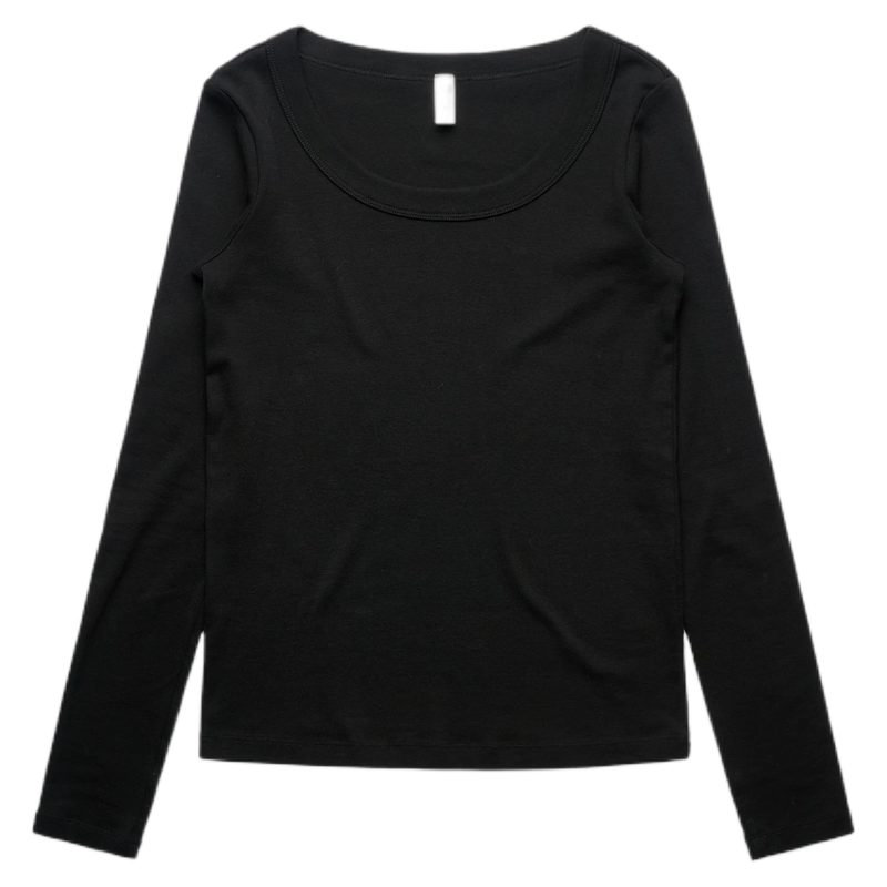 AS Colour Womens Organic Baby Rib L/S Tee 4075