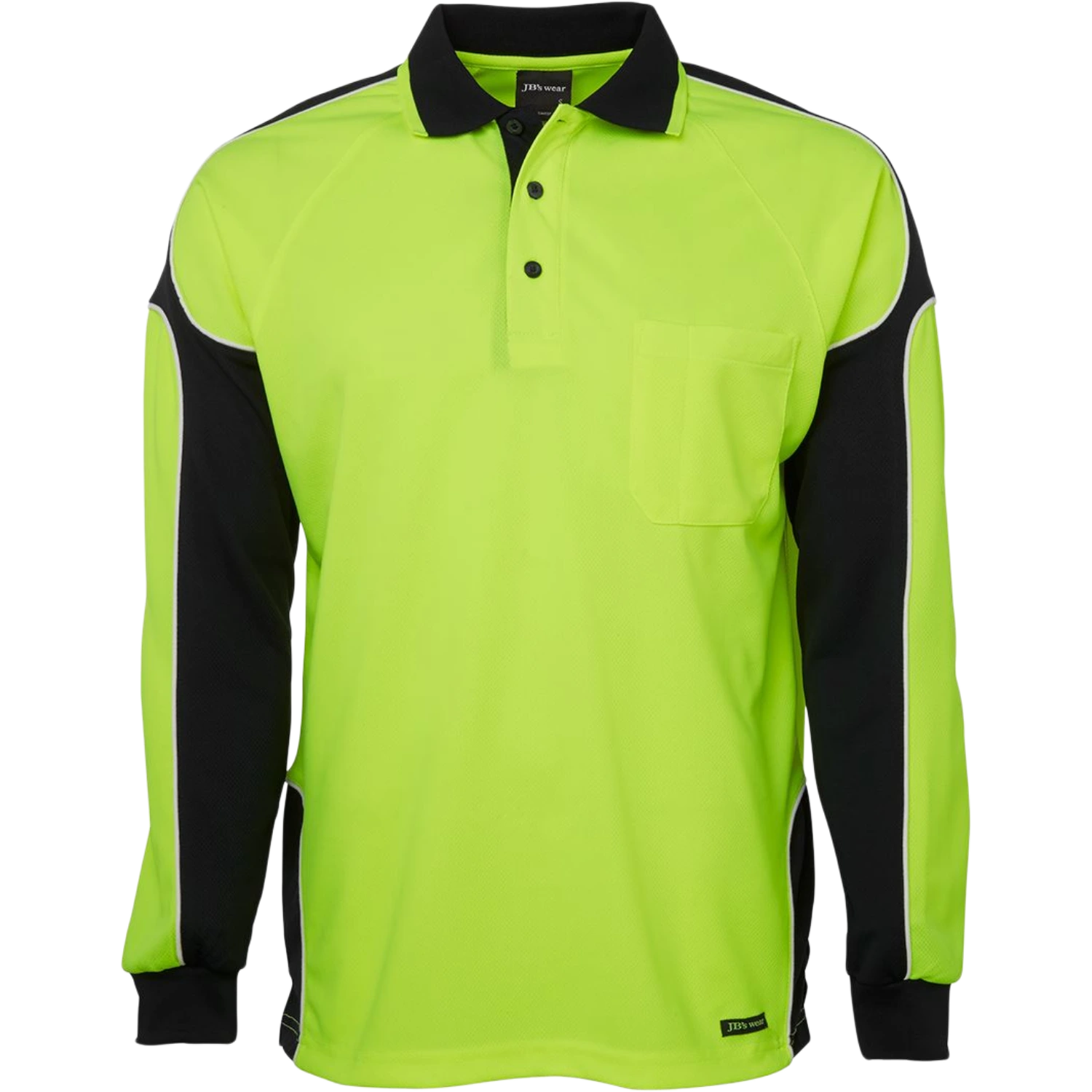 JB's Hi Vis L/S Arm Panel Polo 6AP4L