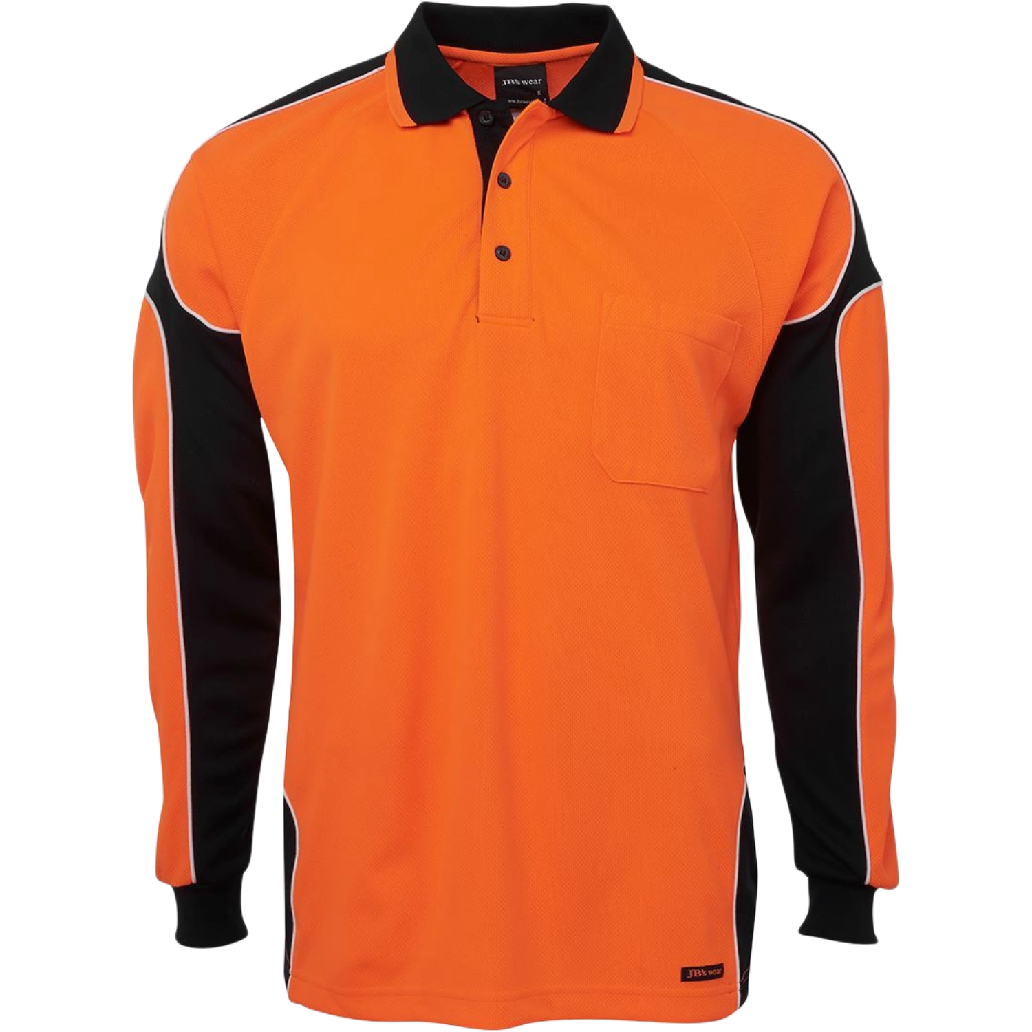JB's Hi Vis L/S Arm Panel Polo 6AP4L