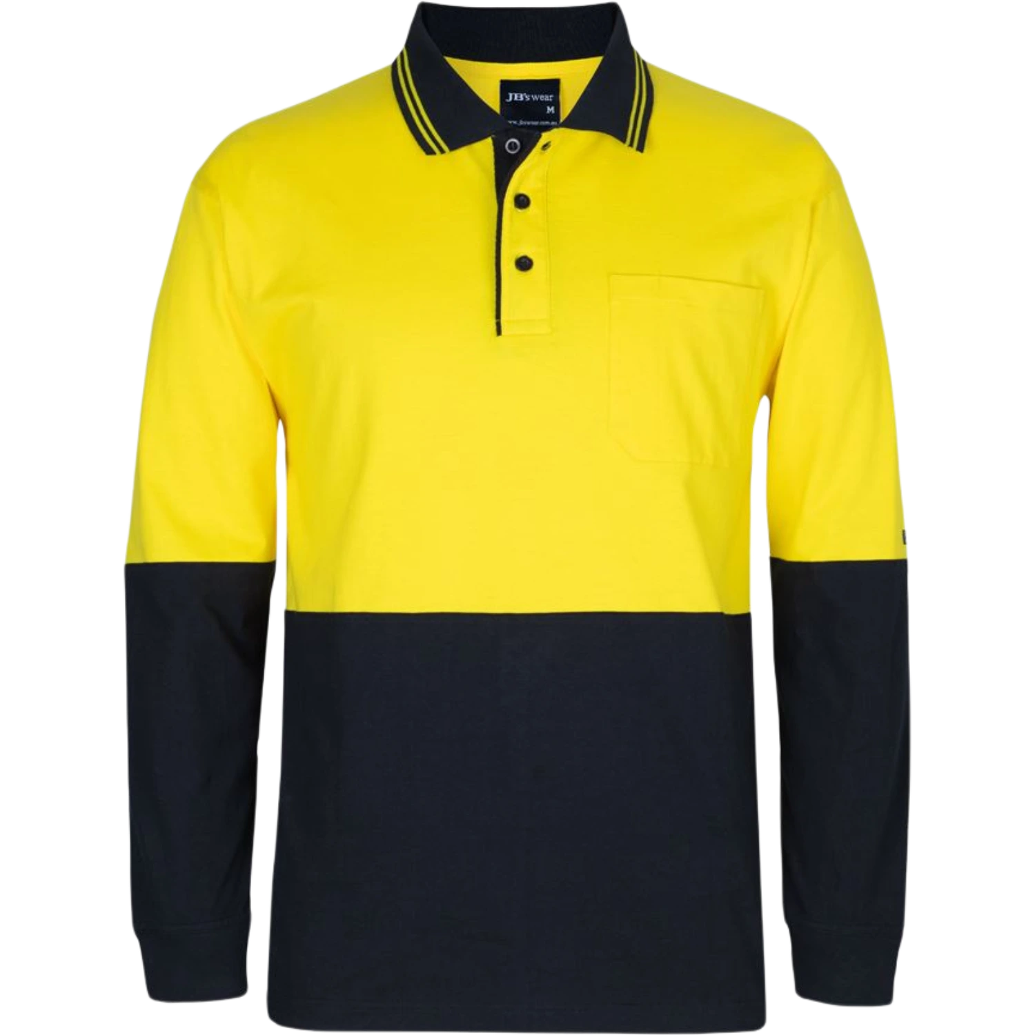 JB's Hi Vis L/S Cotton Polo 6CPHL