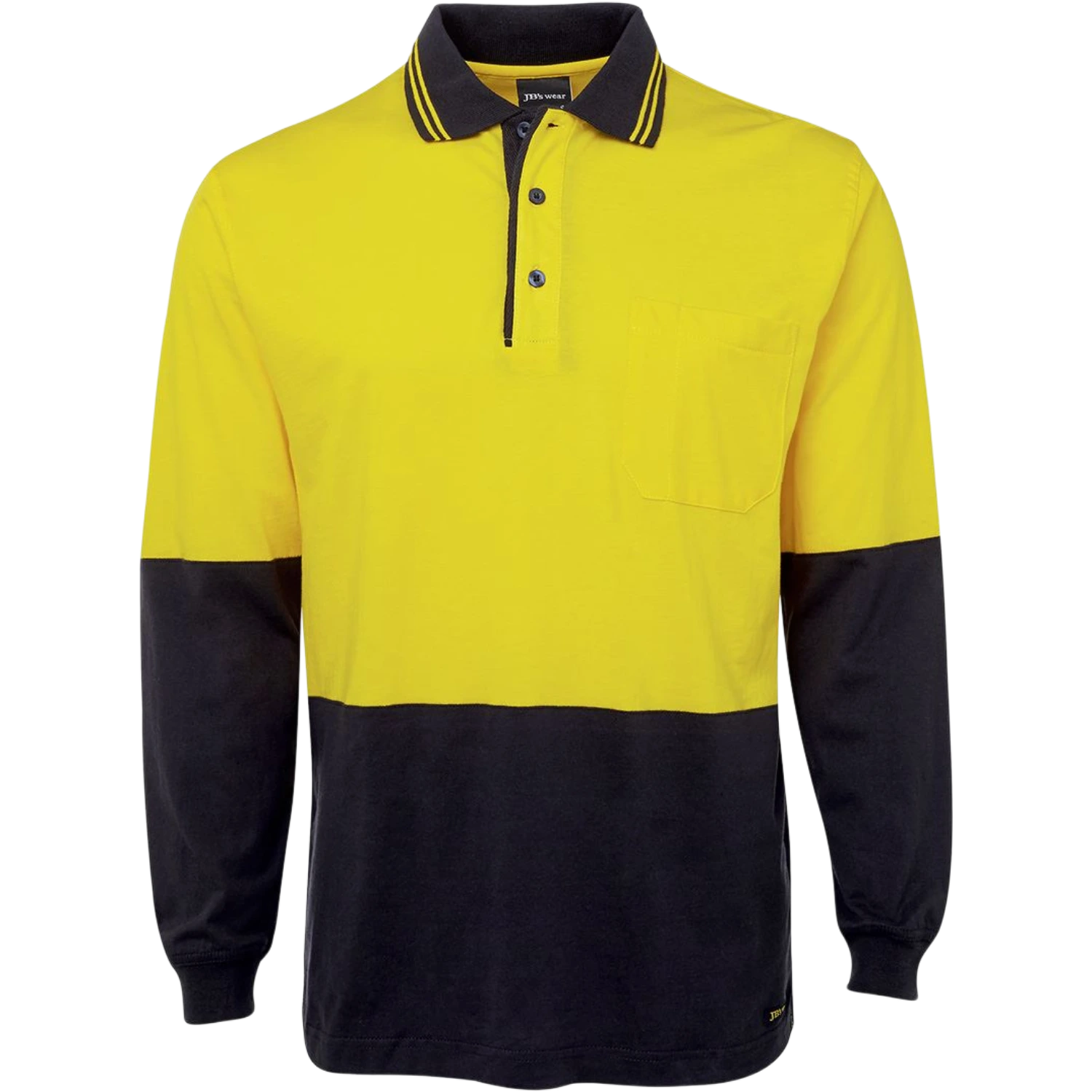 JB's Hi Vis L/S Cotton Polo 6CPHL