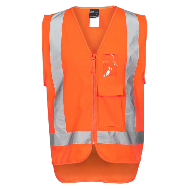 JB's Hi Vis Zip (D+N) TTMC-W Vest 6DNDT