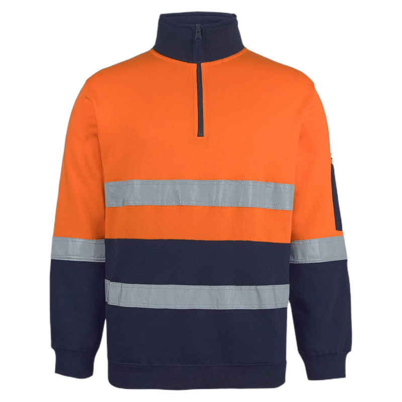 JB's Hi Vis (D+N) 310 Cotton 1/2 Zip Fleece 6DVFM