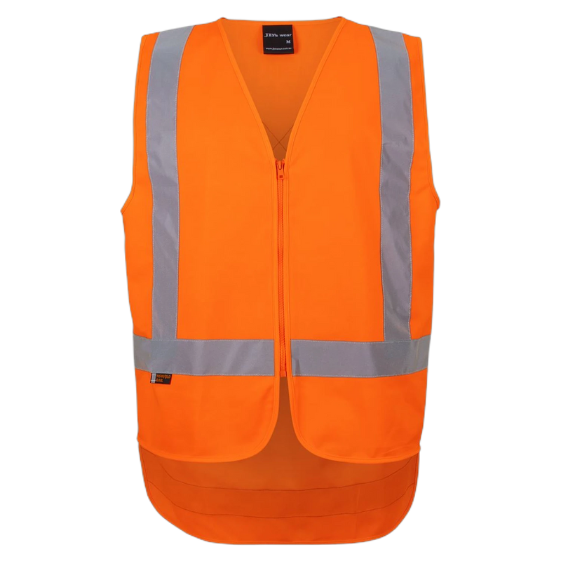 JB's NSW/QLD Rail (D+N) Zip X-Back Safety Vest 6DVQV