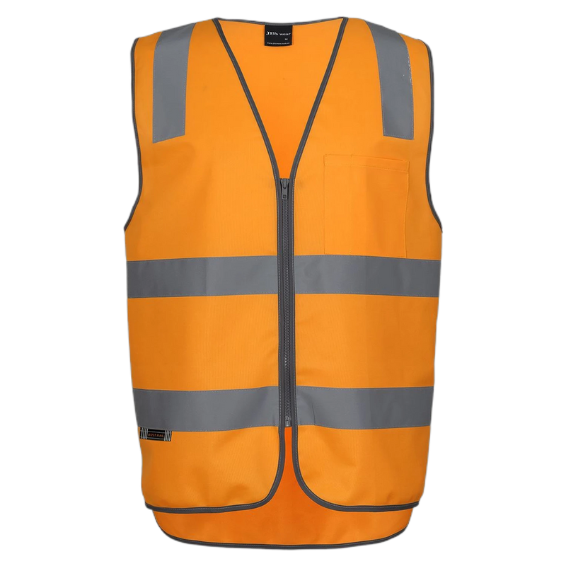 JB's Aust. Rail (D+N) Zip Safety Vest 6DVTV