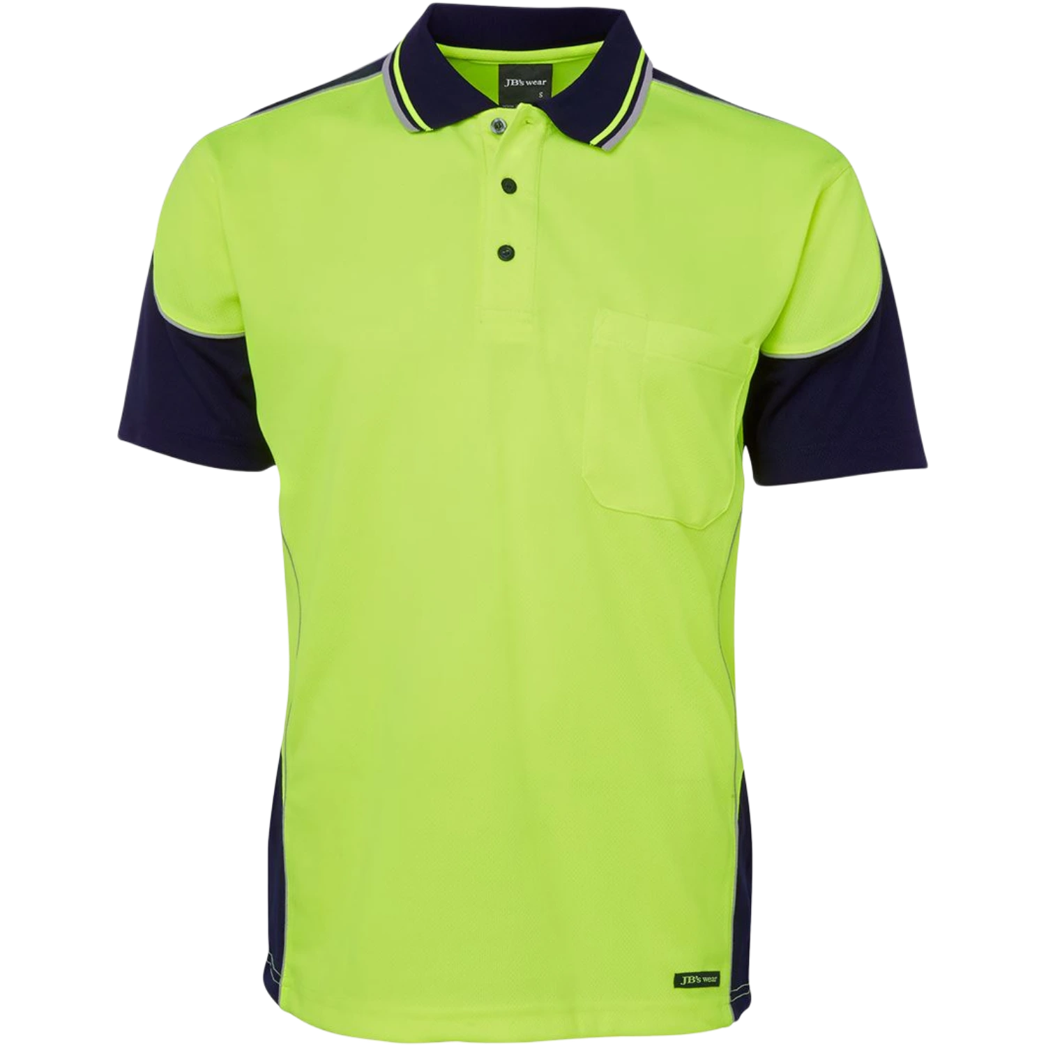 JB's Hi Vis Contrast Piping Polo 6HCP4