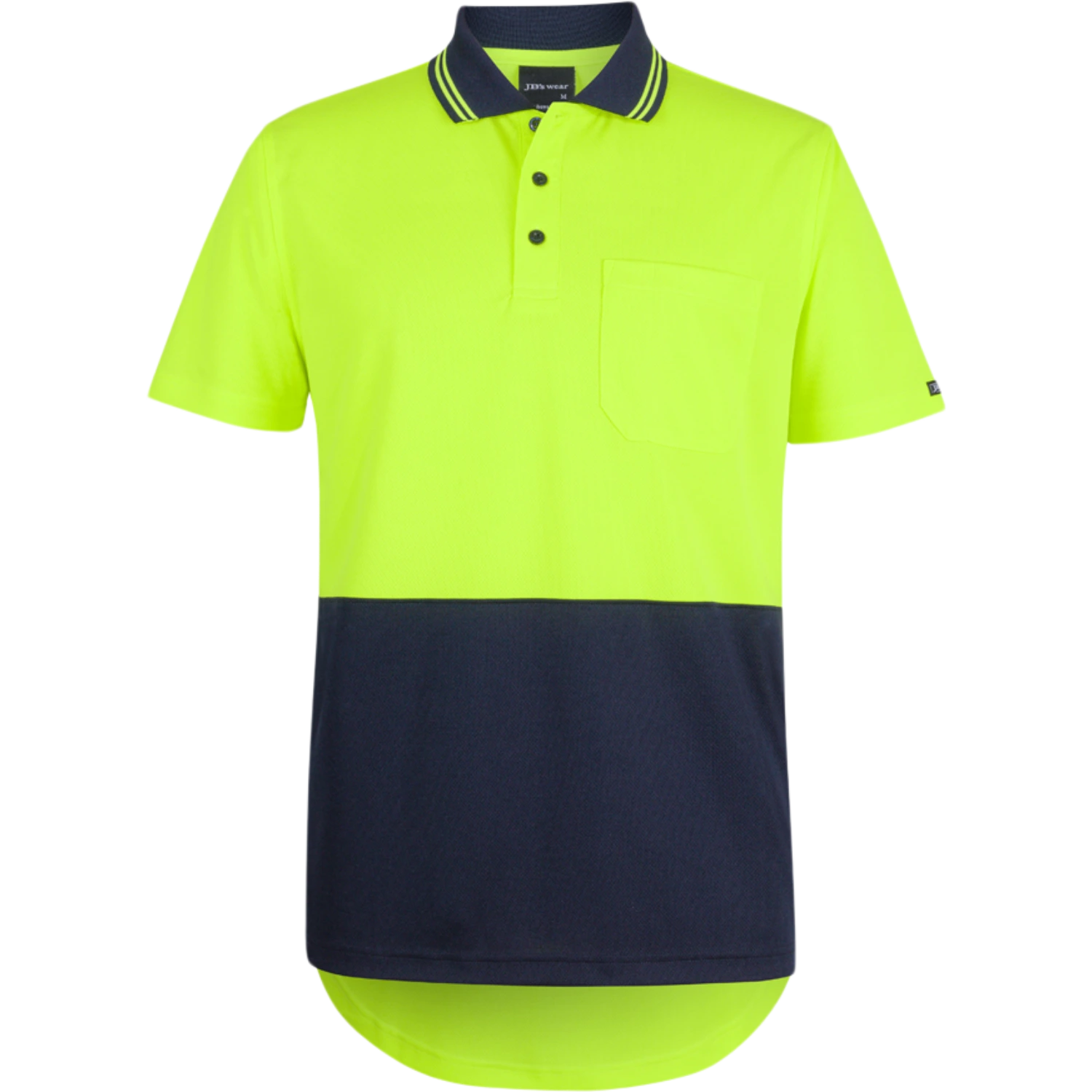 JB's Hi Vis S/S Drop Tail Polo 6HDS