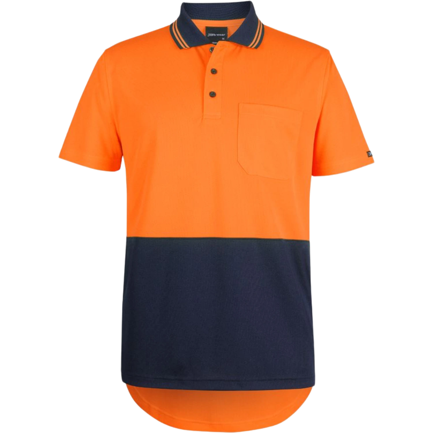 JB's Hi Vis S/S Drop Tail Polo 6HDS