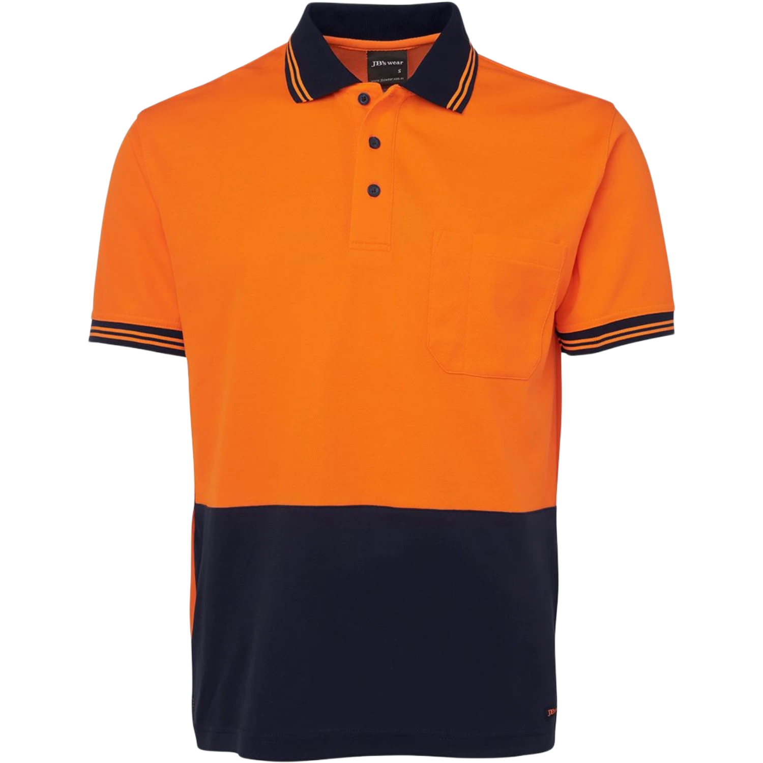 JB's Hi Vis S/S Cotton Back Polo 6HPS