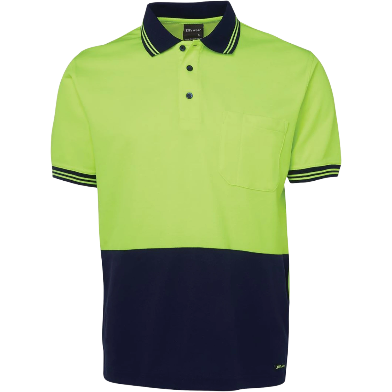 JB's Hi Vis S/S Cotton Back Polo 6HPS
