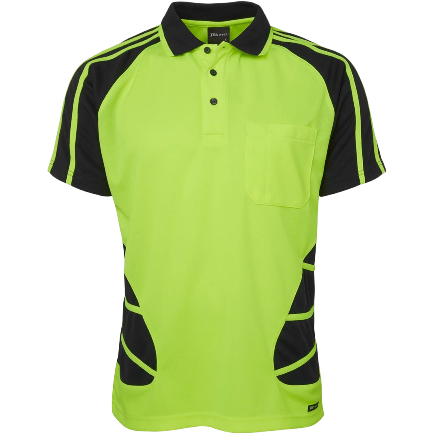 JB's Hi Vis S/S Spider Polo 6HSP