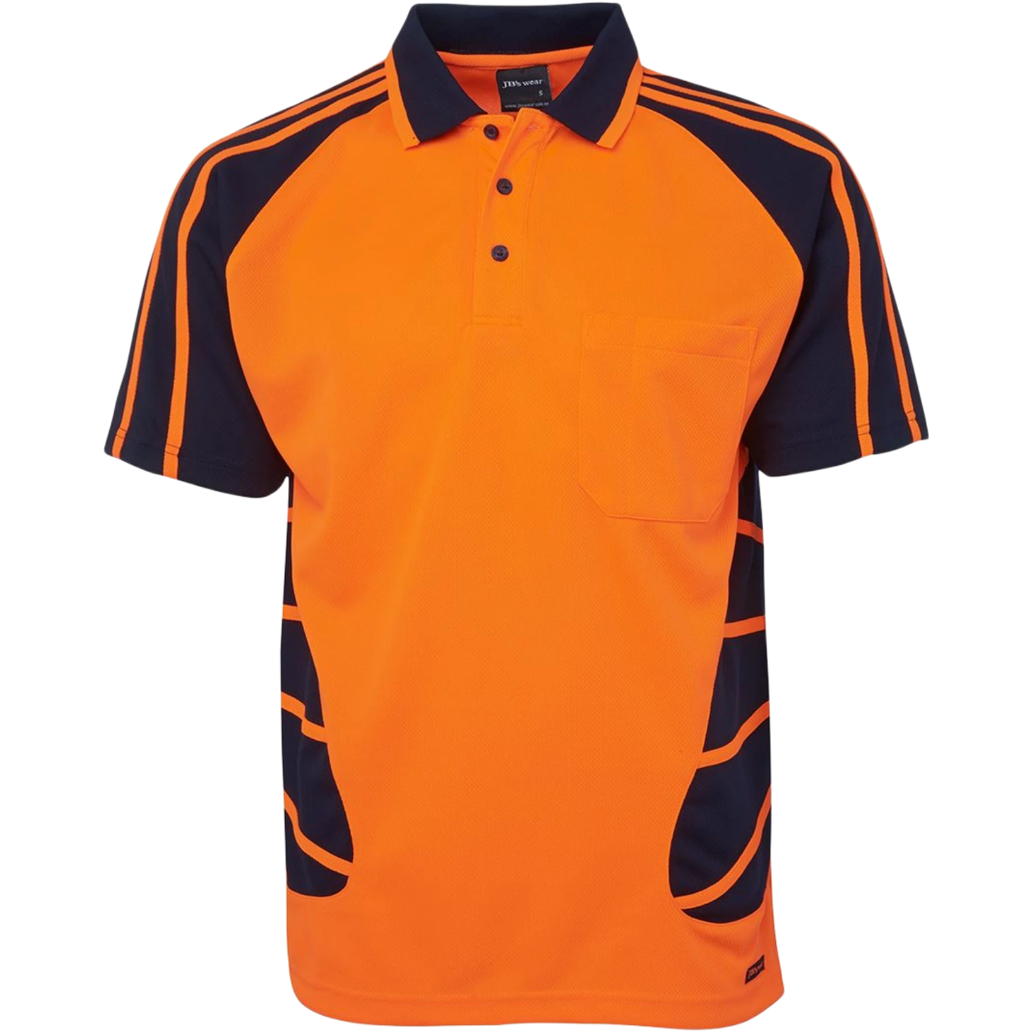 JB's Hi Vis S/S Spider Polo 6HSP