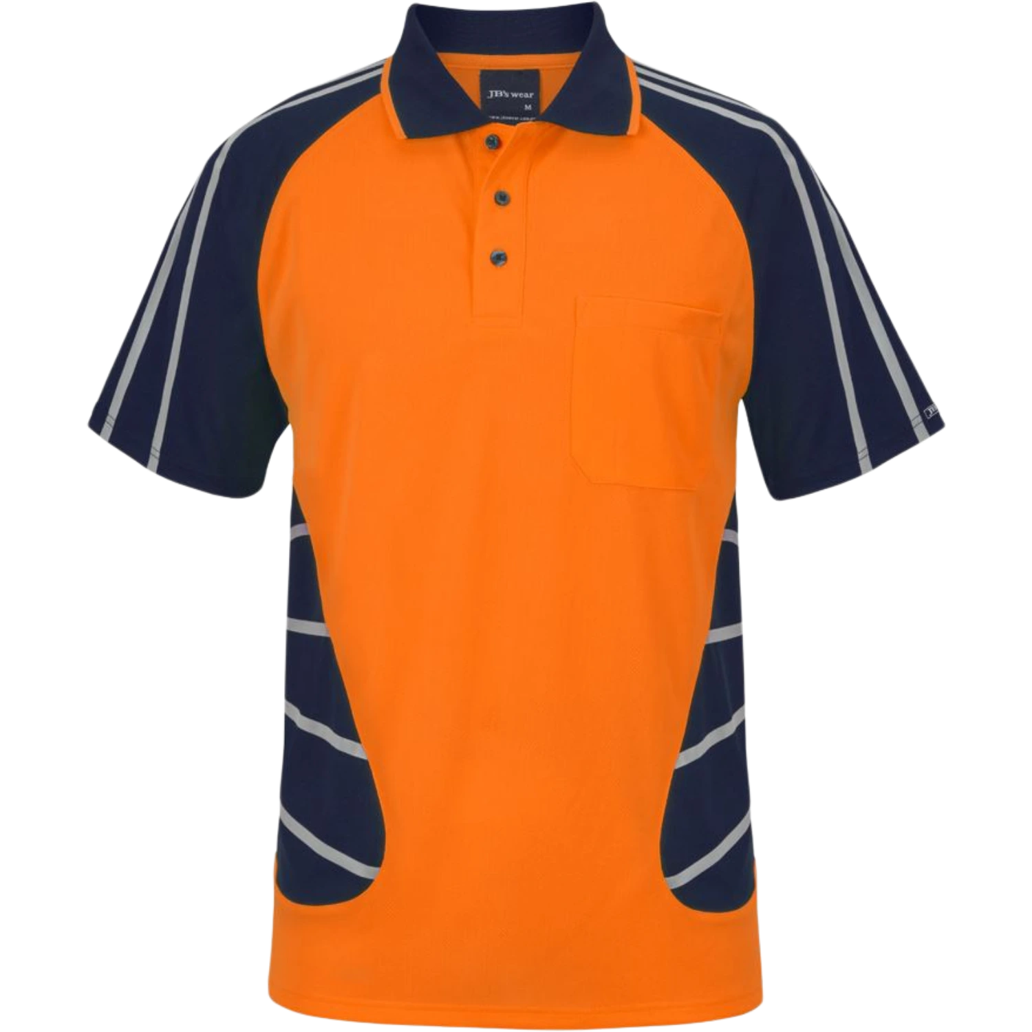 JB's Street Spider Polo with Reflective Stripes 6HSSR