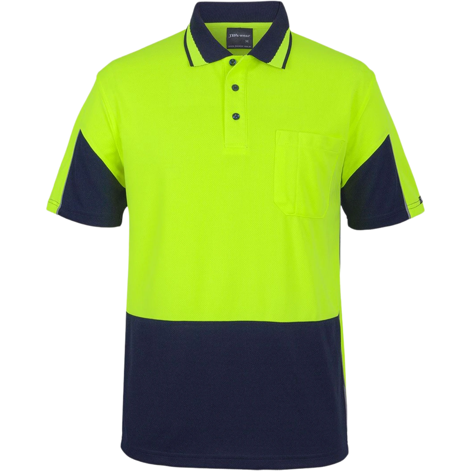 JB's Hi Vis S/S Gap Polo 6HVGS