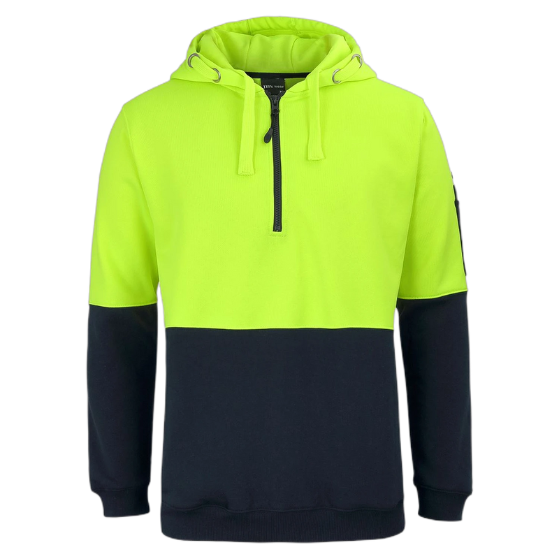 JB's Hi Vis 1/2 Zip Hoodie 6HVHZ