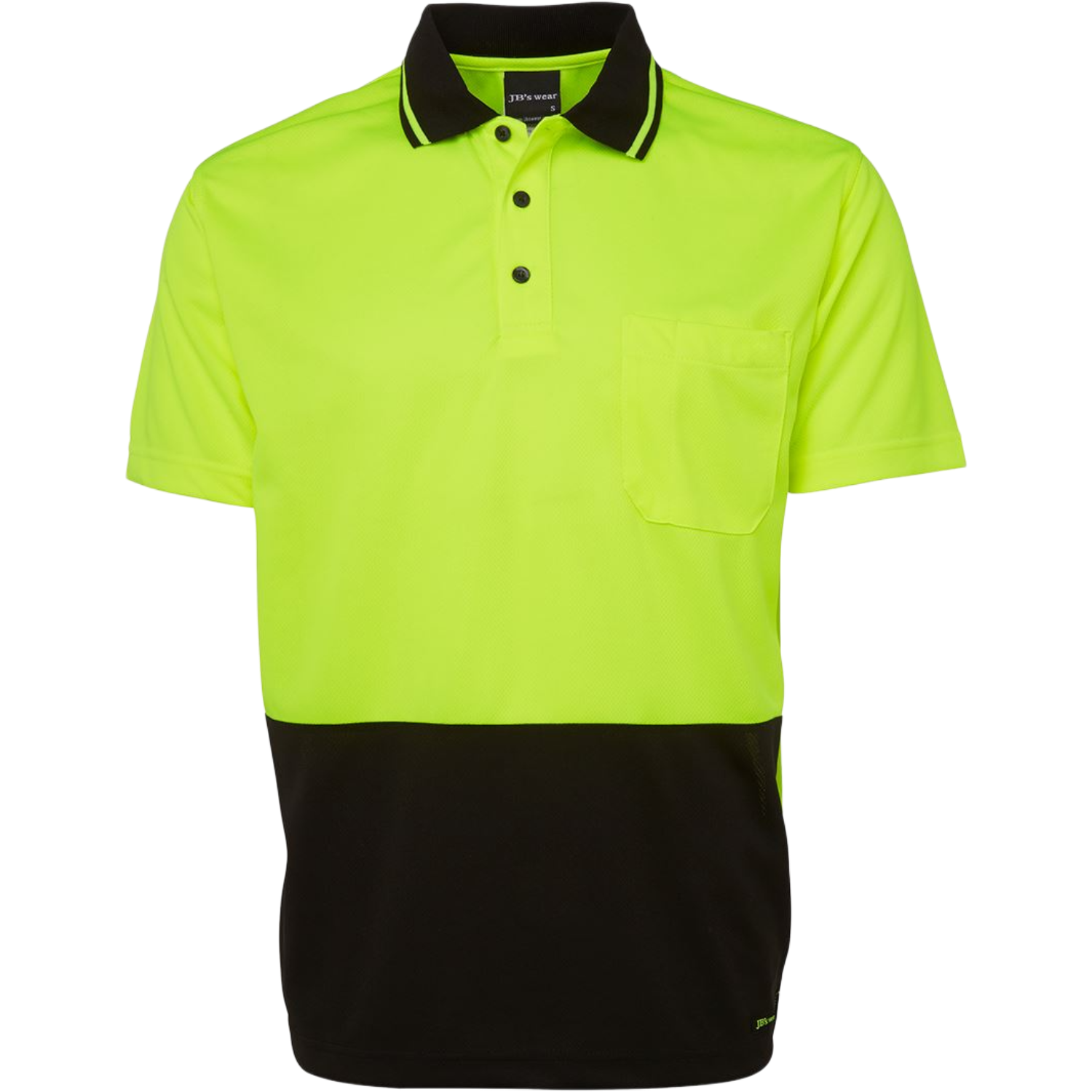 JB's Adults Hi Vis Traditional Polo 6HVNC