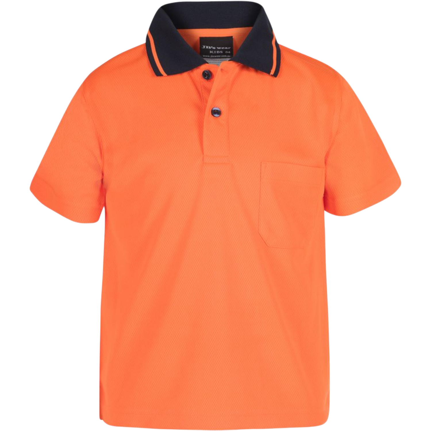 JB's Kids/Infant Hi Vis Traditional Polo 6HVNC