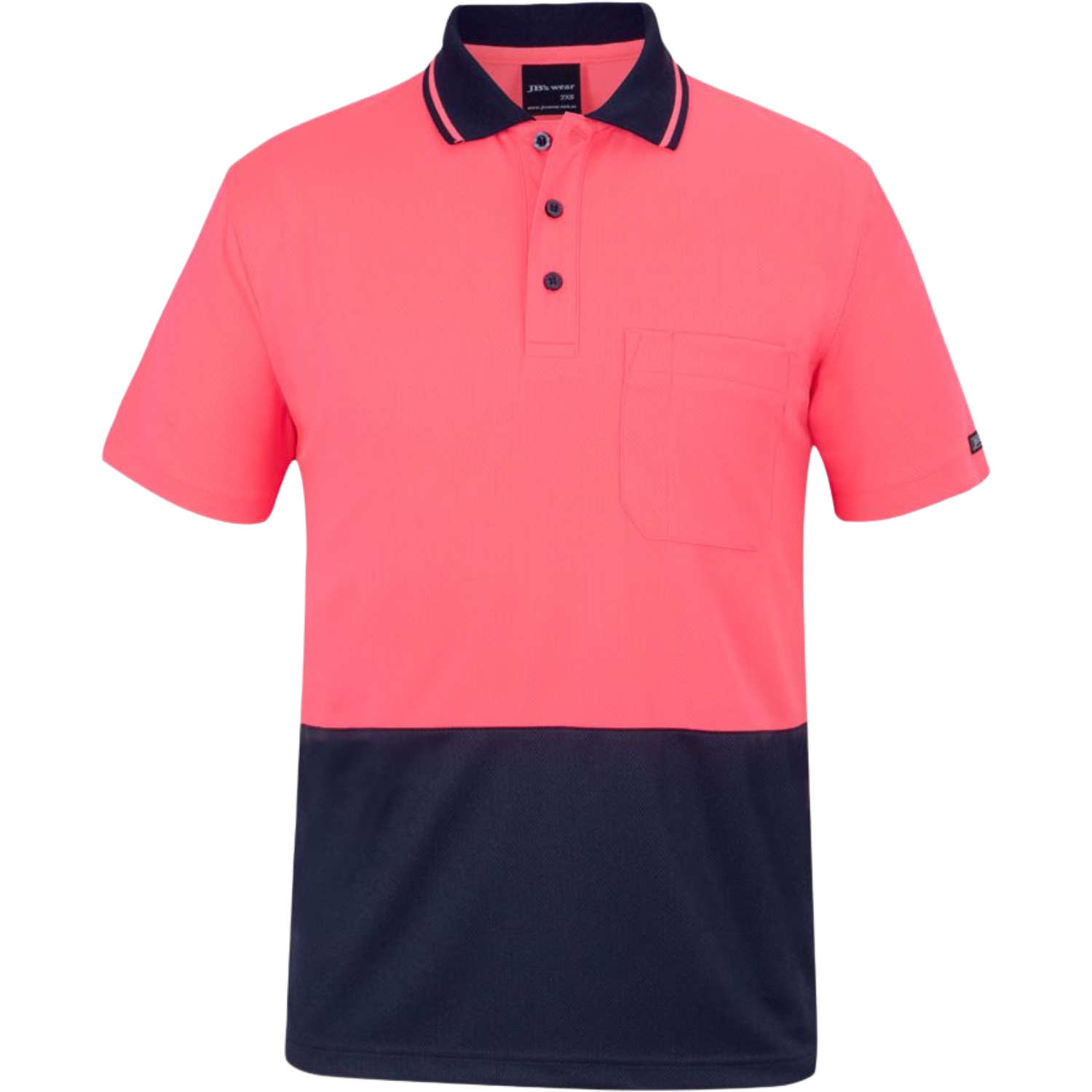 JB's Adults Hi Vis Traditional Polo 6HVNC