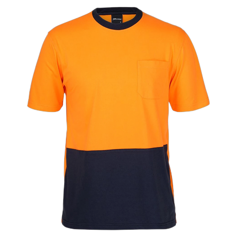 JB's Hi Vis Crew Neck Cotton T-Shirt 6HVTC