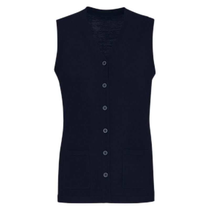 Biz Collection Button Front Womens Knit Vest CK961LV