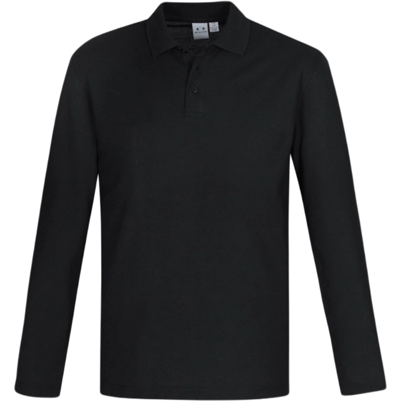 Biz Collection Crew Mens Long Sleeve Polo P400ML