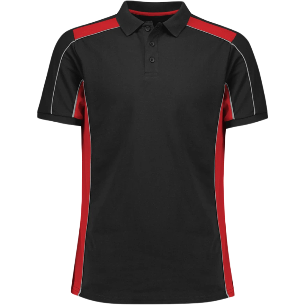 Biz Collection Grid Unisex Polo P413US