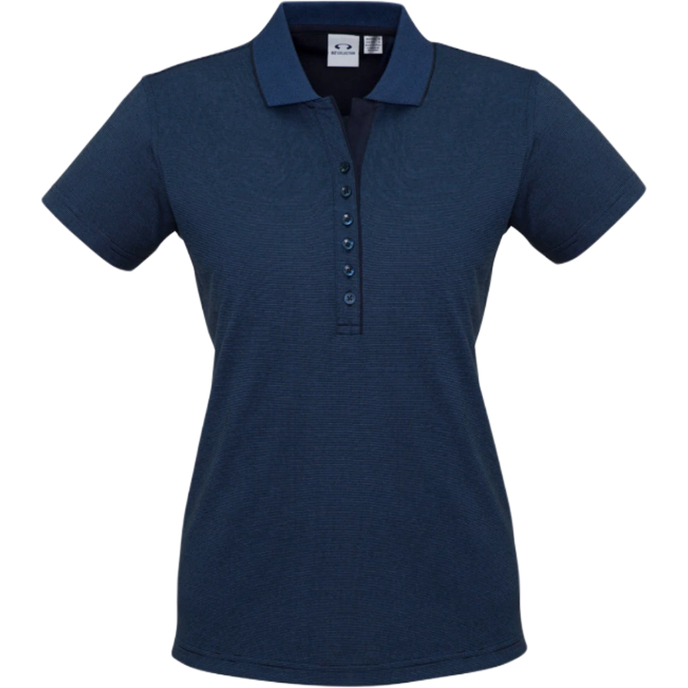 Biz Collection Shadow Ladies Polo P501LS