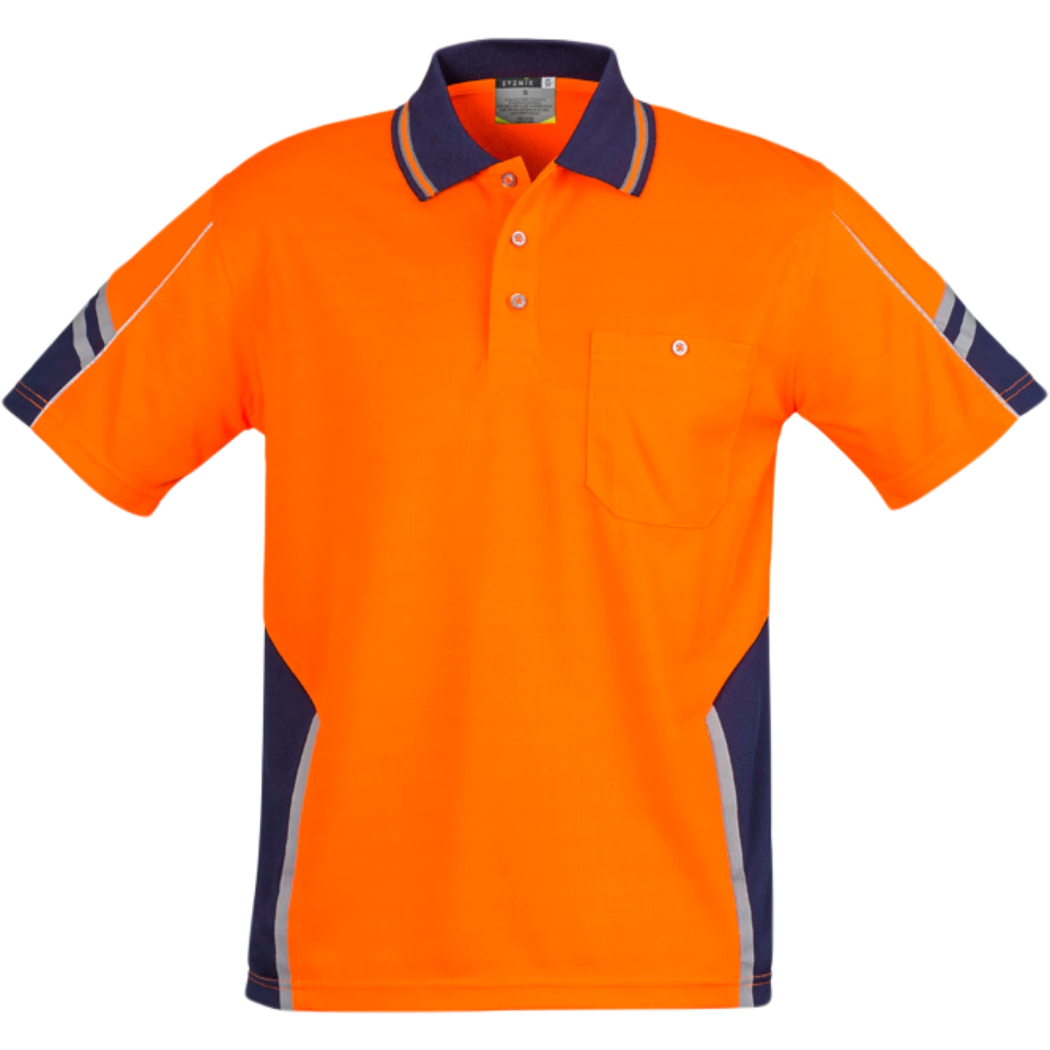 Syzmik Mens Hi Vis Squad Short Sleeve Polo ZH237