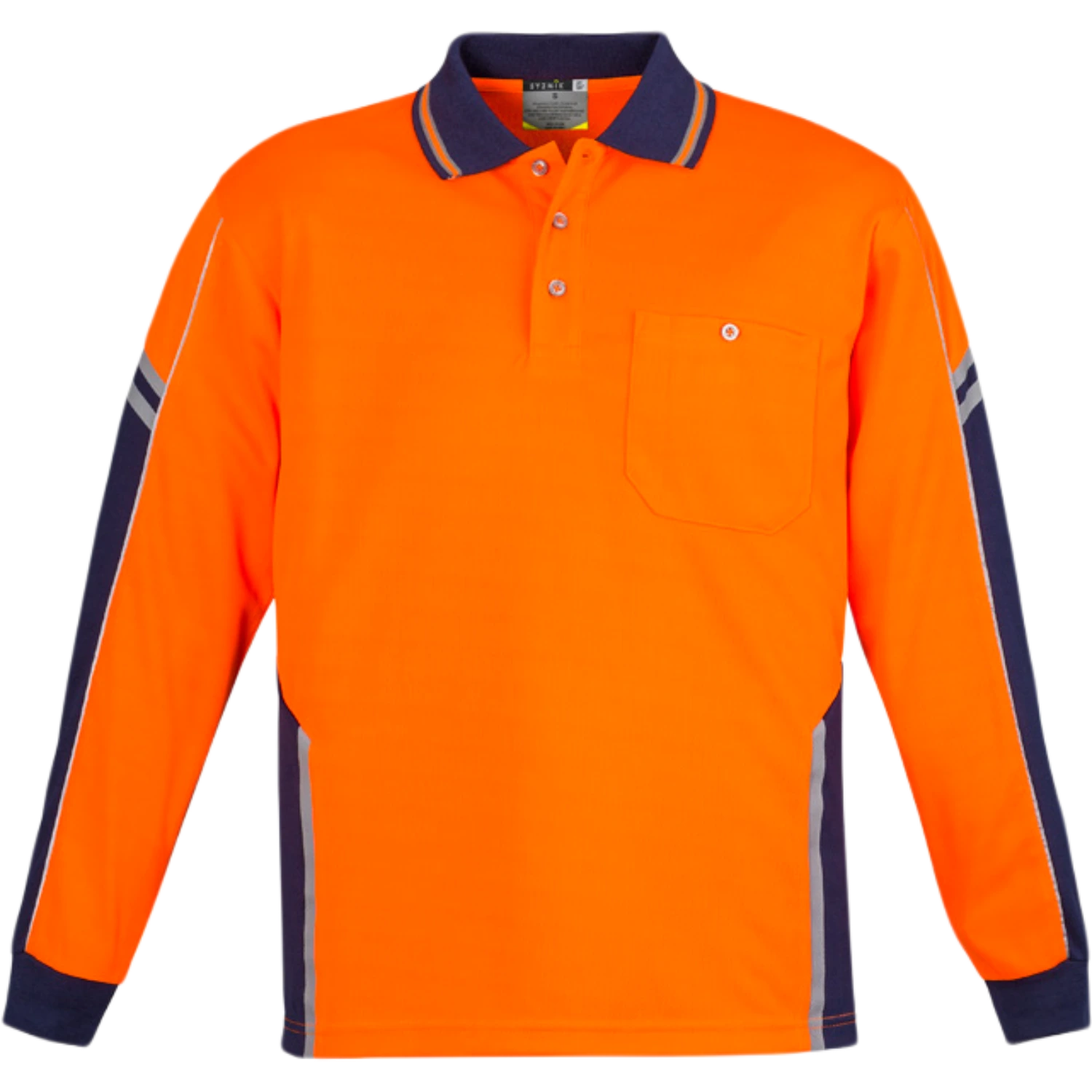 Syzmik Mens Hi Vis Long Sleeve Squad Tee ZH238