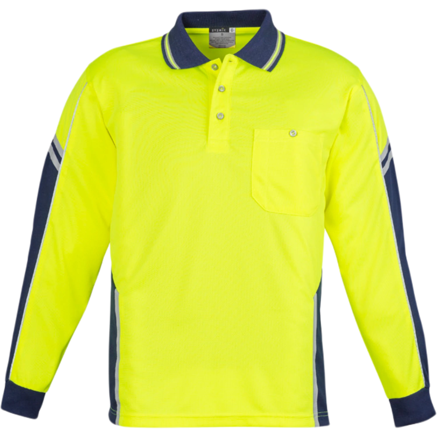 Syzmik Mens Hi Vis Long Sleeve Squad Tee ZH238