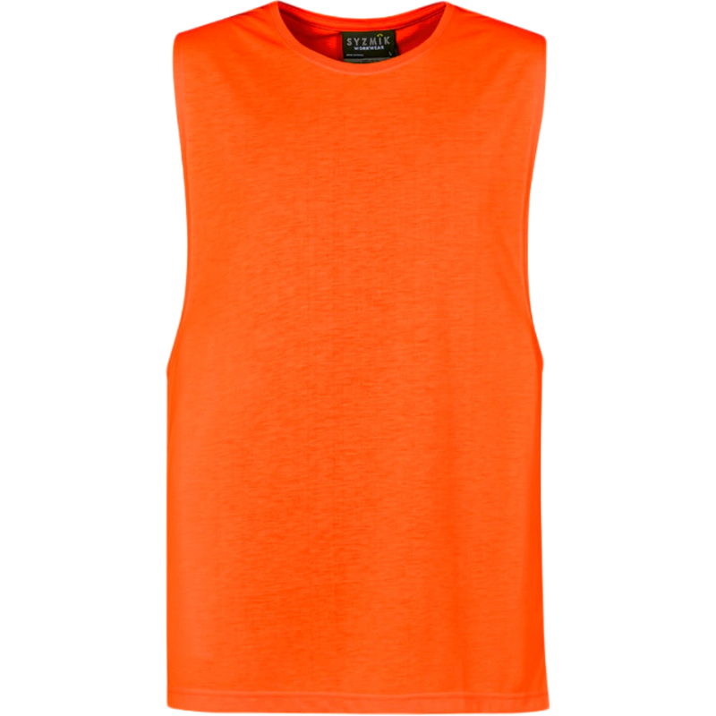 Syzmik Mens Hi Vis Sleeveless Tee ZH297