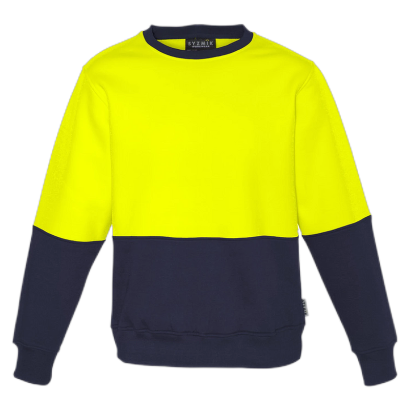 Syzmik Unisex Hi Vis Crew Sweatshirt ZT475