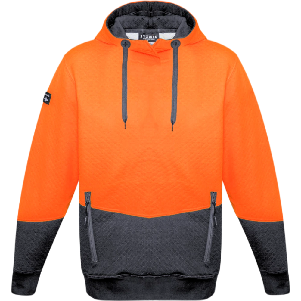 Syzmik Unisex Hi Vis Textured Jacquard Hoodie ZT477