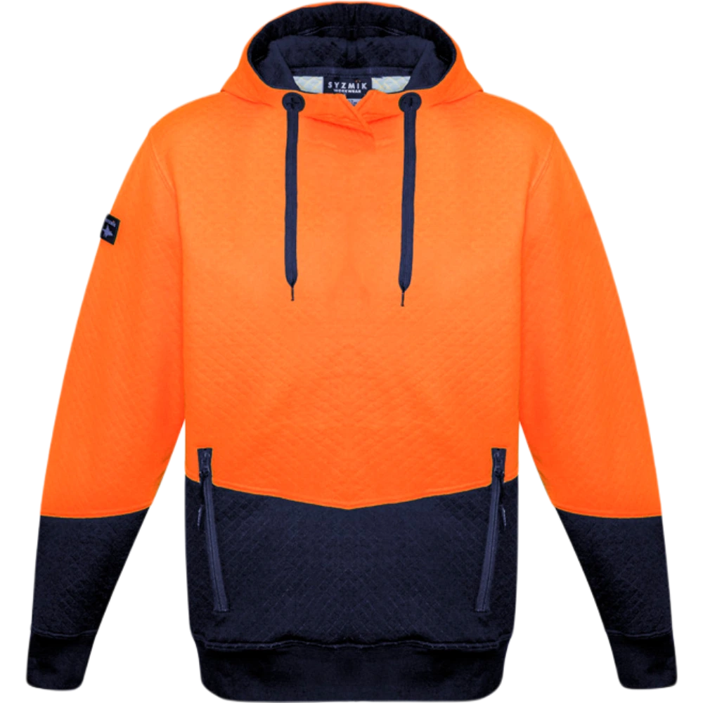 Syzmik Unisex Hi Vis Textured Jacquard Hoodie ZT477