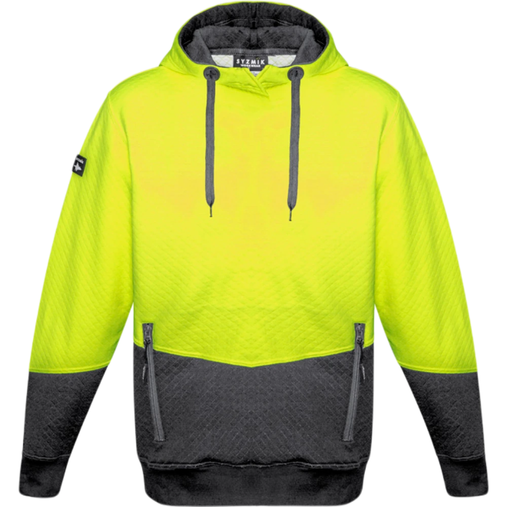 Syzmik Unisex Hi Vis Textured Jacquard Hoodie ZT477