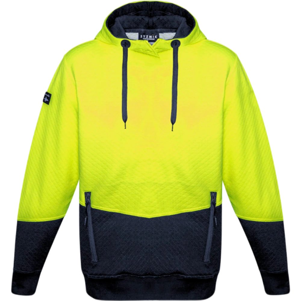 Syzmik Unisex Hi Vis Textured Jacquard Hoodie ZT477