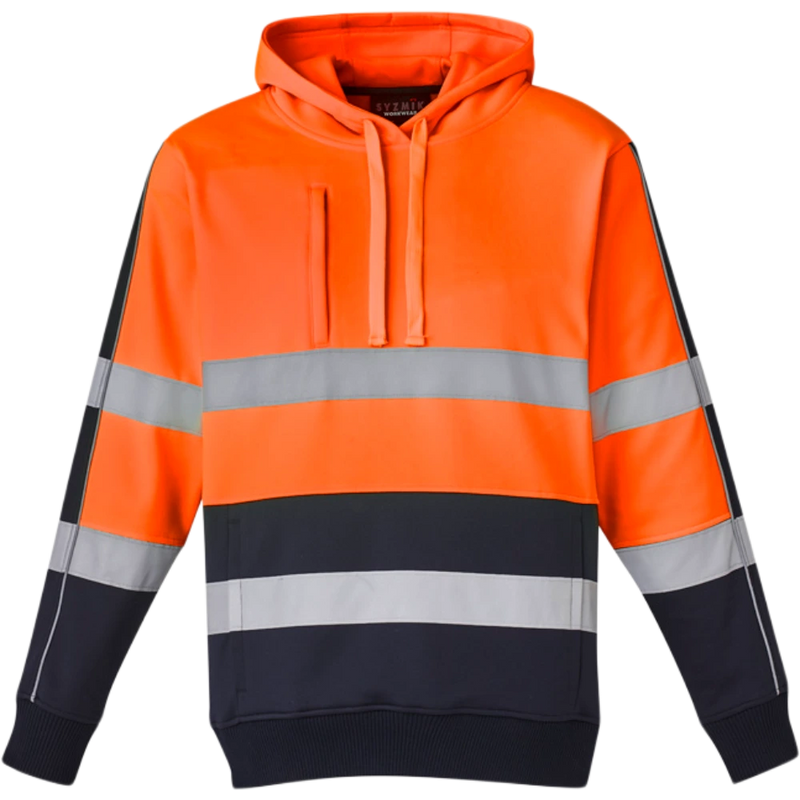 Syzmik Unisex Hi Vis Stretch Taped Hoodie ZT483