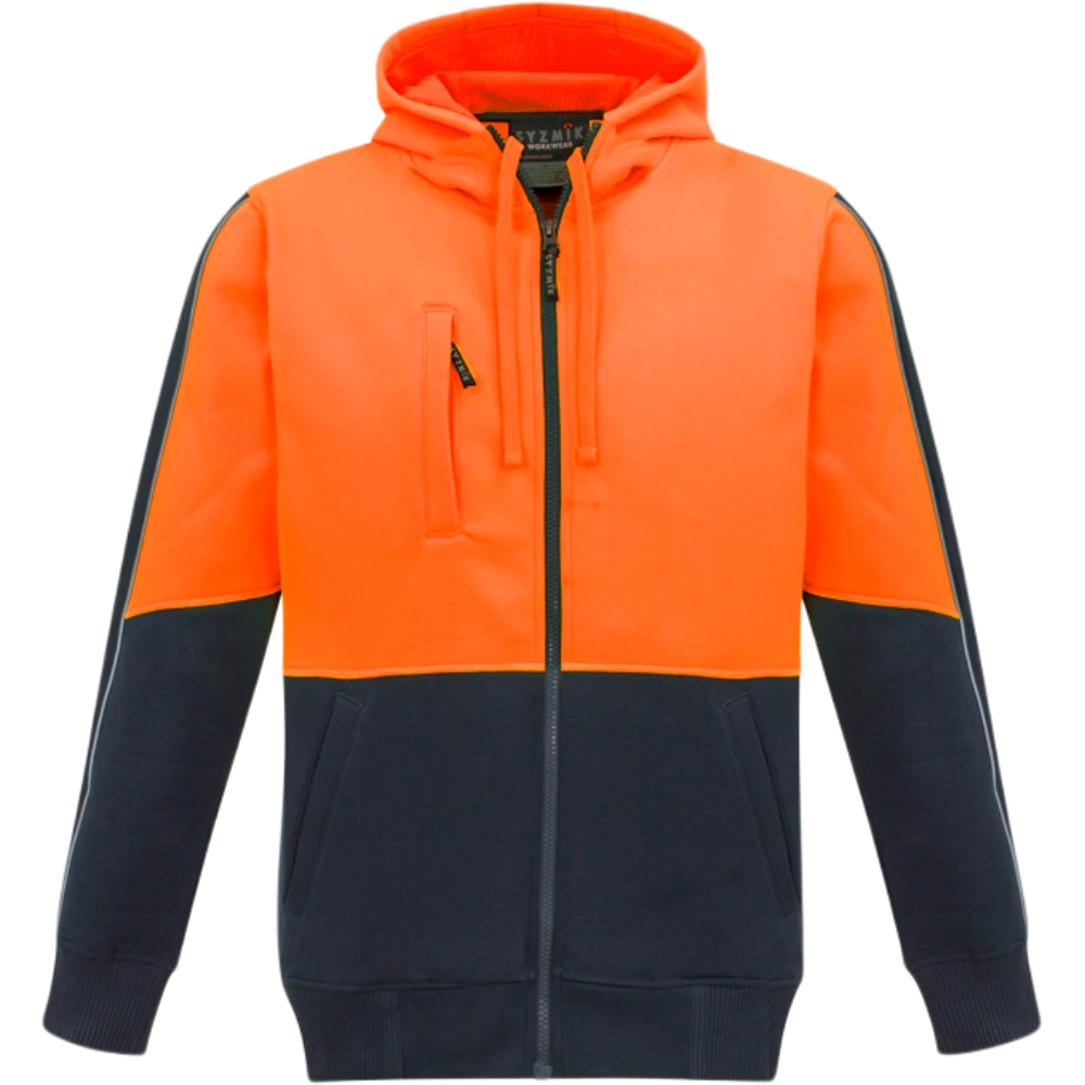 Unisex Hi Vis Full Zip Hoodie ZT485