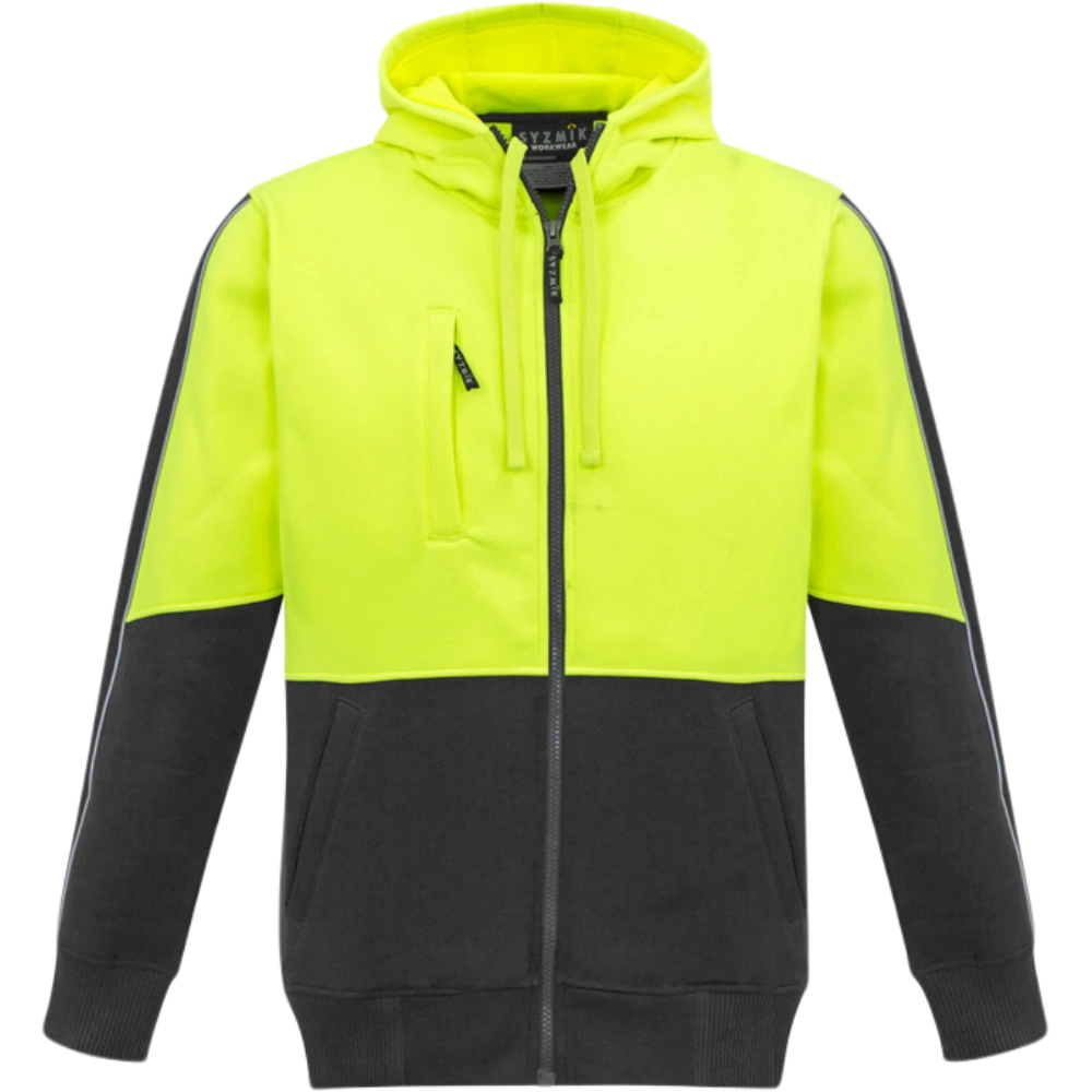 Unisex Hi Vis Full Zip Hoodie ZT485