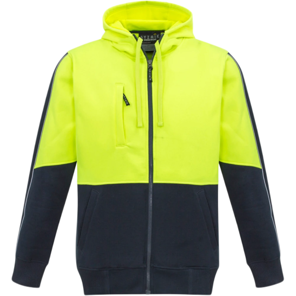 Unisex Hi Vis Full Zip Hoodie ZT485