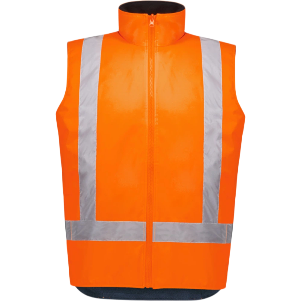 Syzmik Unisex Hi Vis Waterproof Reversible Vest ZV228