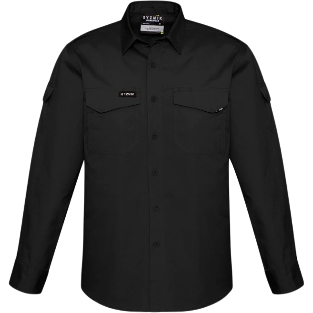 Syzmik Mens Rugged Cooling L/S Shirt ZW400